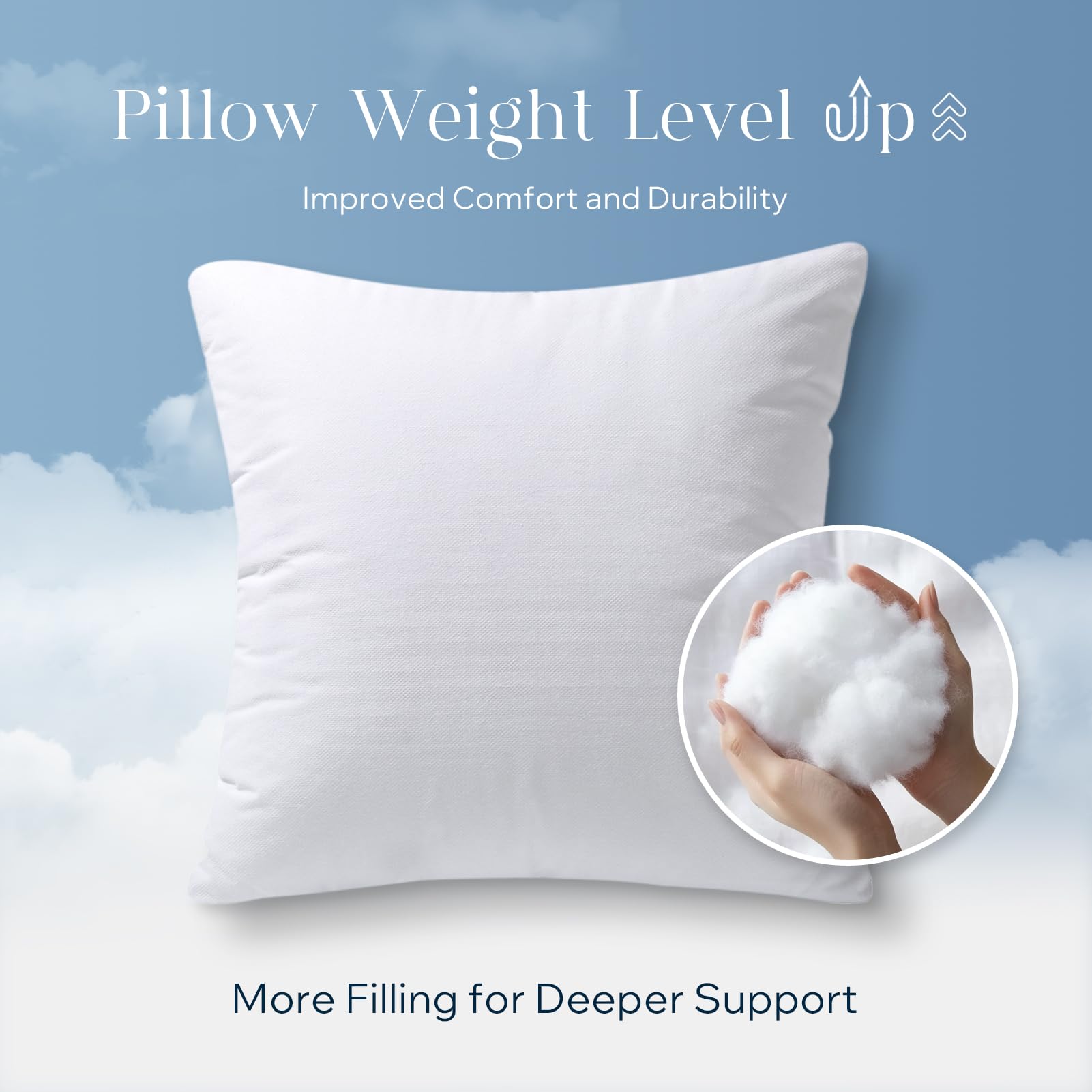 Amazon.com: Phantoscope 18x18 Pillow Insert - Throw Pillow Insert
