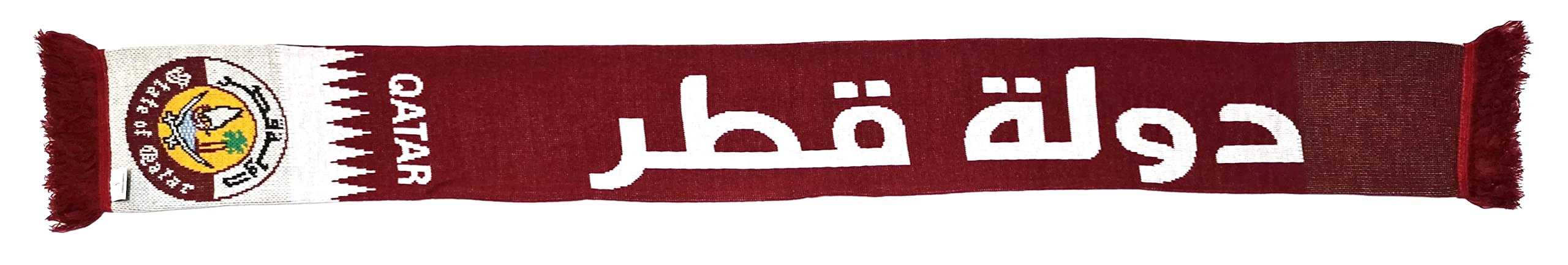 Bufanda de punto de fútbol de Qatar