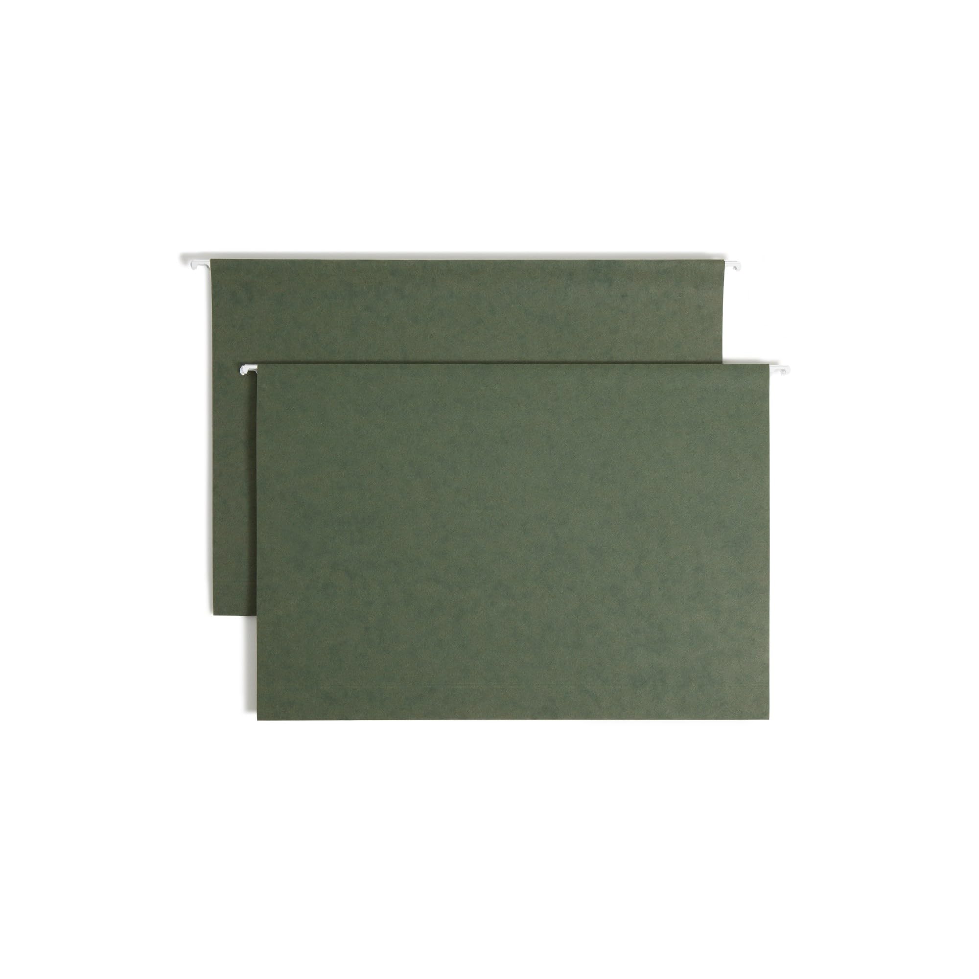 Smead Box Bottom Hanging Folders, 2" Expansion, Legal Size, Standard Green, 25 per Box (64358)