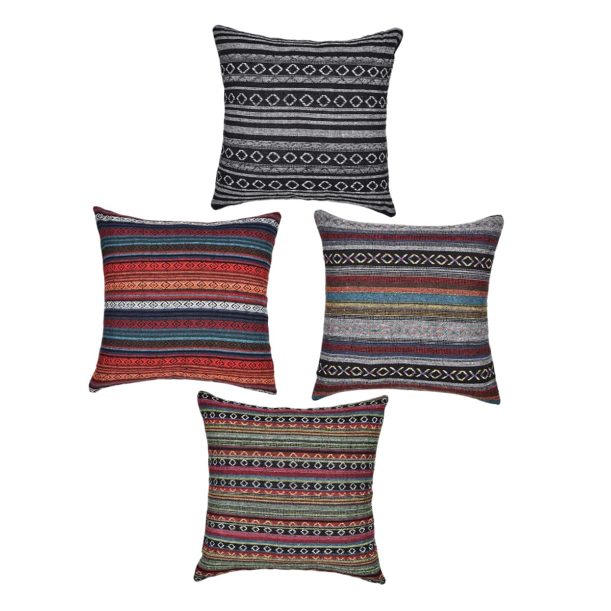 Housse de coussin décorative pour canapé et maison style rétro Veemoon