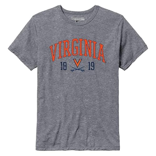 Barnesmith University of Virginia UVA Cavaliers Triblend Short-Sleeve T-Shirt, Collegiate, Large