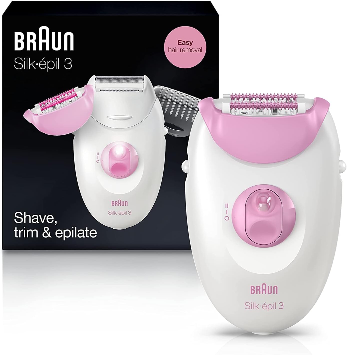 Braun Silkepil 33270 Epilator, 1 Count Amazon.ca Beauty & Personal