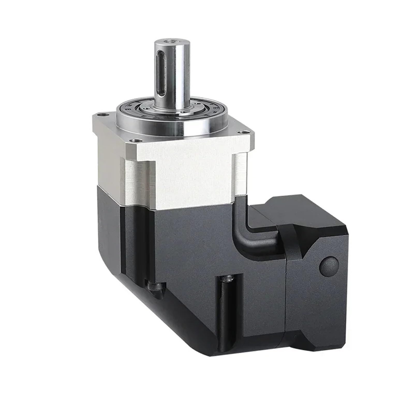 1 stücke 90 Grad Minderer Stirnradgetriebe Right Angle Planetengetriebe for Nema 17 23 Schrittmotor 40-130mm Servomotor(PLMG042 8mm Inputs,Speed Ratio 10 to 1)
