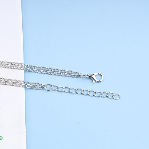 Miniatura 6 de Gargantilla de cadena larga Lariat, collar de tela de araña en capas plateadas, collar con colgante de araña, collar punk de telaraña Y Lariat