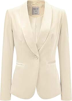 Allegra K Women's Halloween Christmas Office Coat Solid