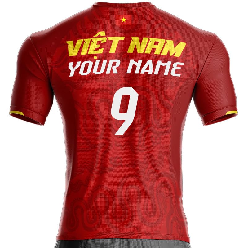 Maillot Vietnam football VT-84 parfait pour les matchs entre amis et célébrations