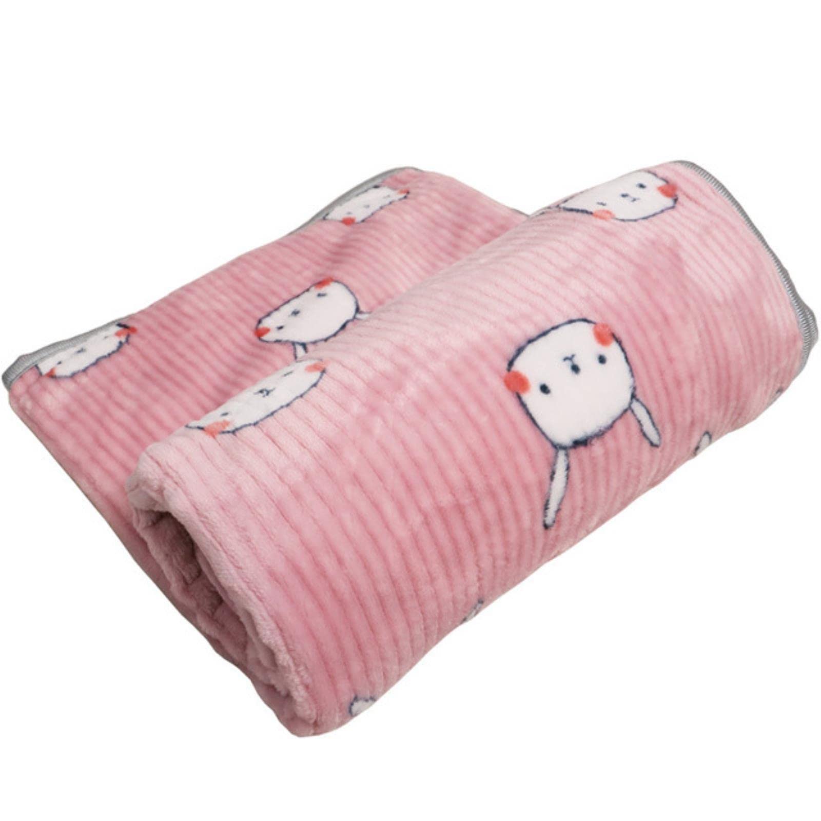 Couverture pour chien en polaire rose lapin L 100x70 cm UKKO