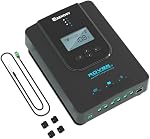 Renogy 40A 12V/24V MPPT Solar Charge Controller , RS485 Port, Solar Panel Charging Detector with Auto Parameter Adjustable & LCD Display for Gel Sealed Flooded & Lithium Battery