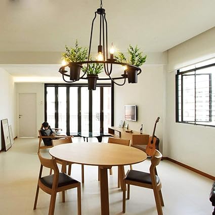 NZDY Vintage Flower Lamp/Restaurant Clothing Shop Personality Creative/Study Lamp,1