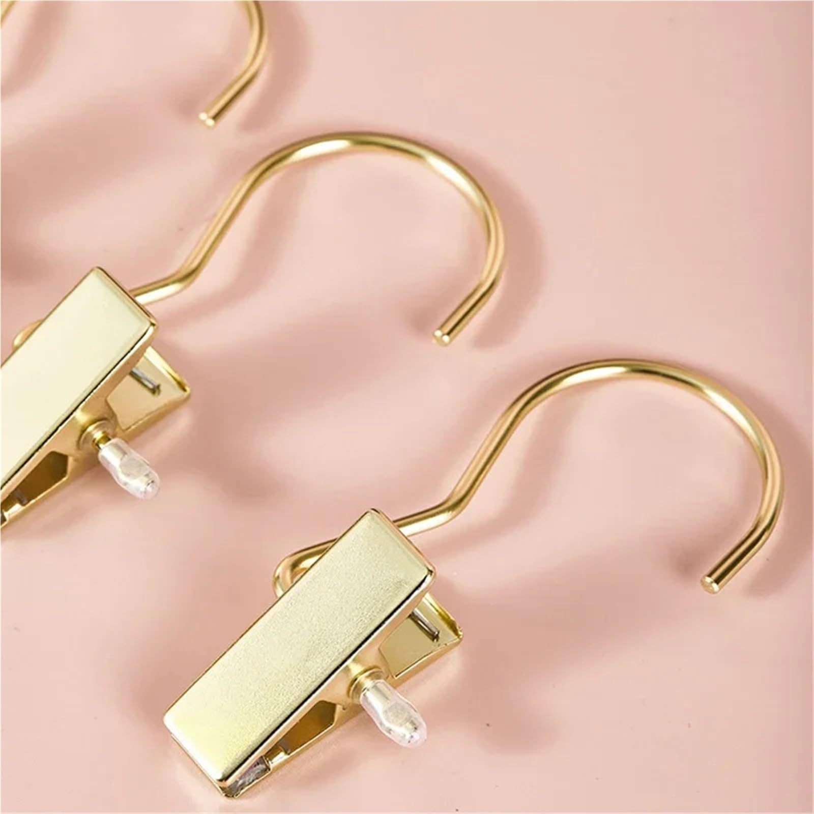 15 Clips De Suspension Peu Encombrants. | Clip de pantalon en métal de voyage portable for serviettes de chapeau(Gold)