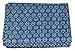 Vedant Designs Indigo Blue Cotton Kantha Quilt Twin Bedspread 90x60 Inch,Blue