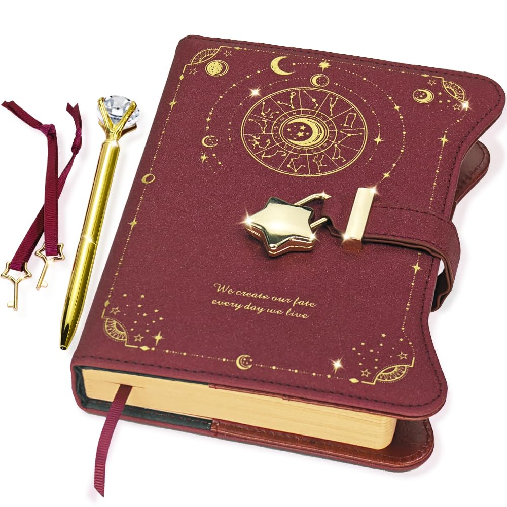 Hoci Poci Diary: Rose Garden Journal with Lock -9