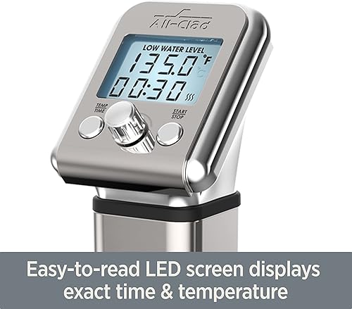 Miniatura 4 de All-Clad EH800D51 Sous Vide Professional Immersion Circulator Slow Cooker with Digital Display for Precise Cooking Results, Silver