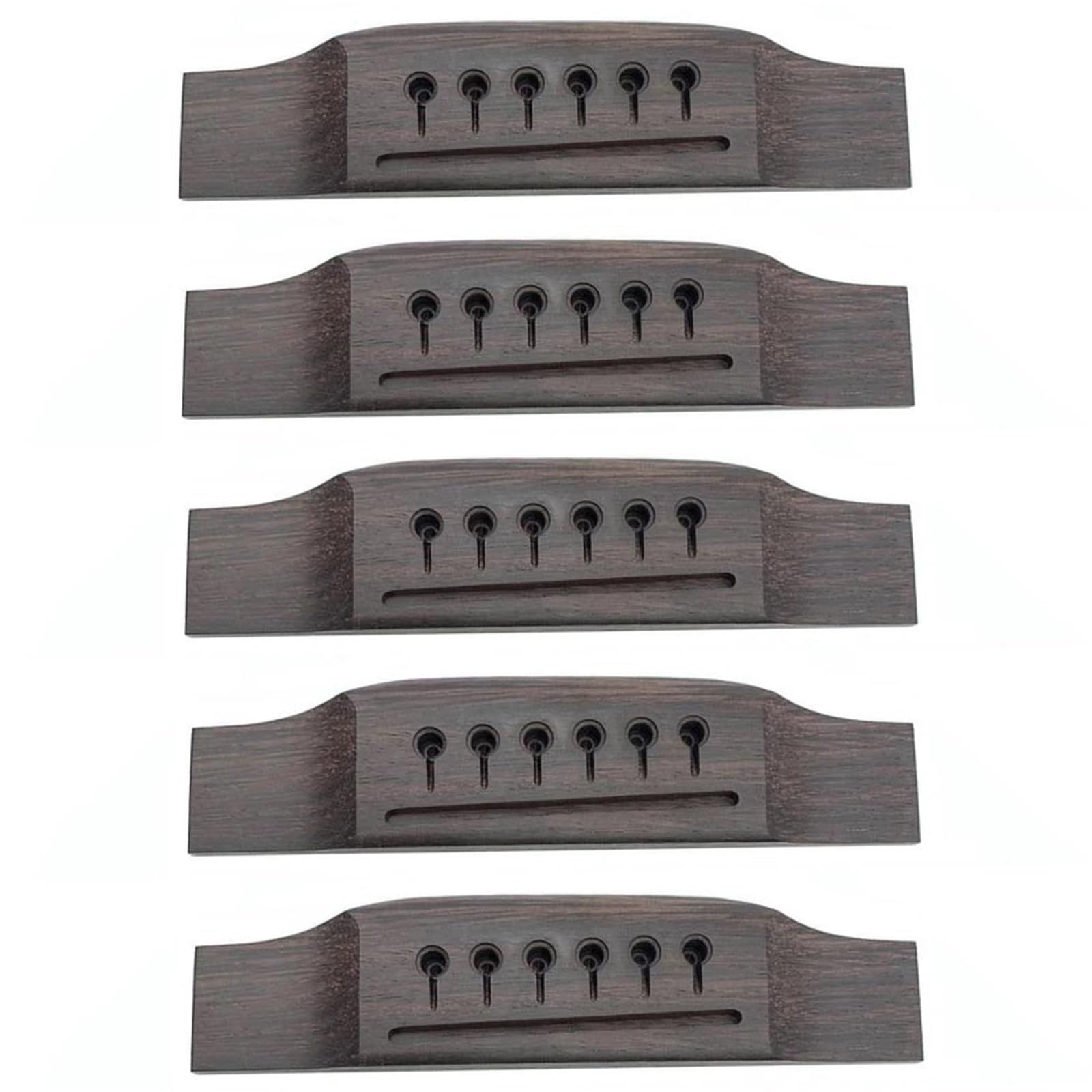 Tuerca De Guitarra 5 Uds Puente De Guitarra Acústica Palisandro Tuerca Sillín Reparación Luthier