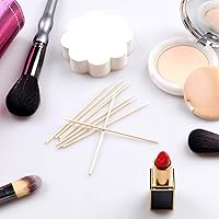 Vista 8 de Fenshine 1000 hisopos de algodón microblading, punta puntiaguda, hisopos de algodón, palitos de madera, aplicador de punta de algodón, suministros