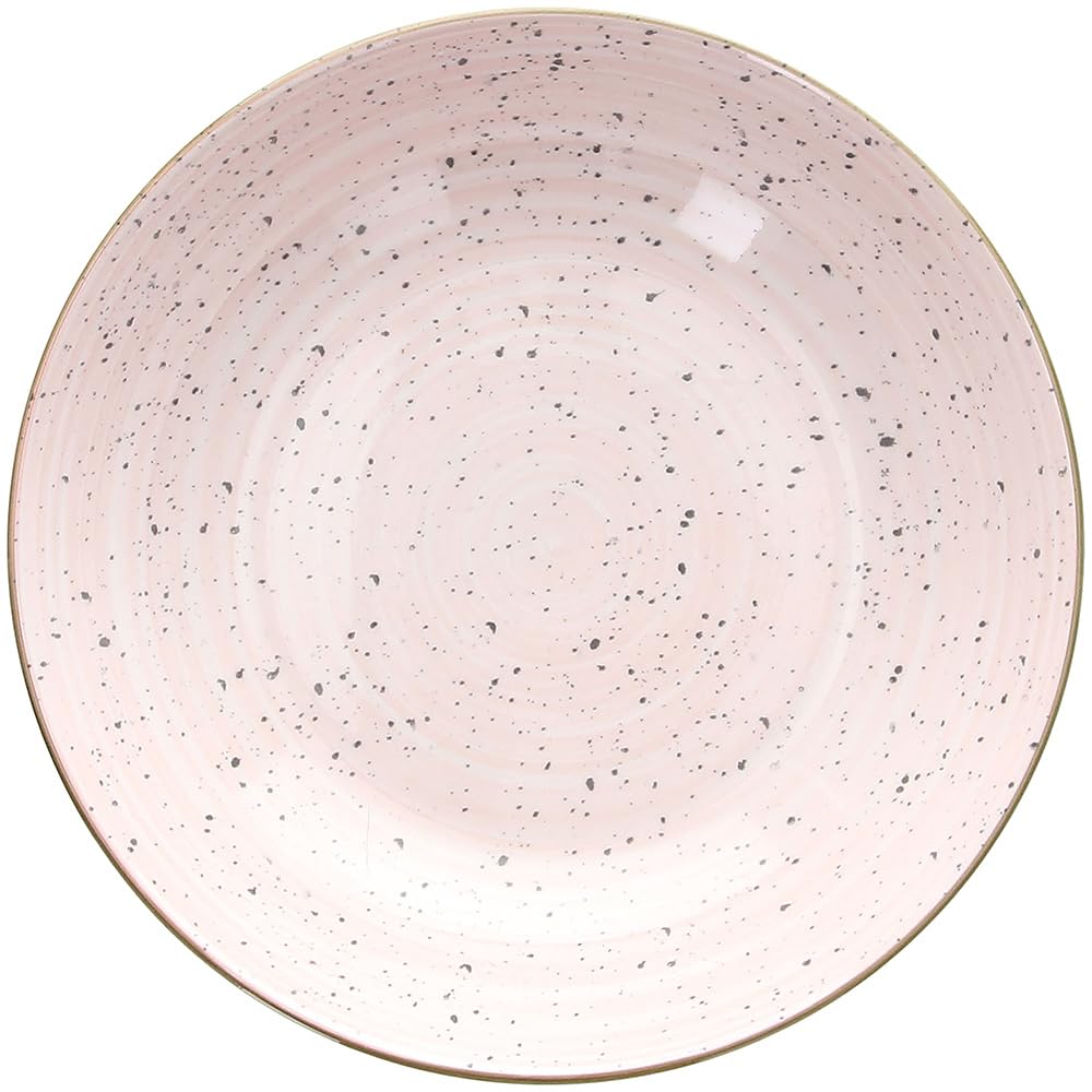 Tognana Pepper Bamboo, Service de vaisselle 18 pièces pour 6 personnes, Porcelaine, Rose