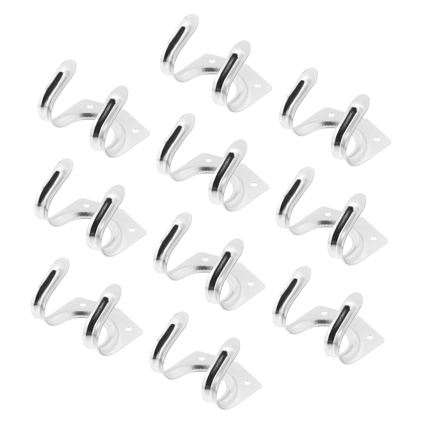 Porte-bouteille murale d'arrosage | Lot de 10 crochets doubles robustes en acier