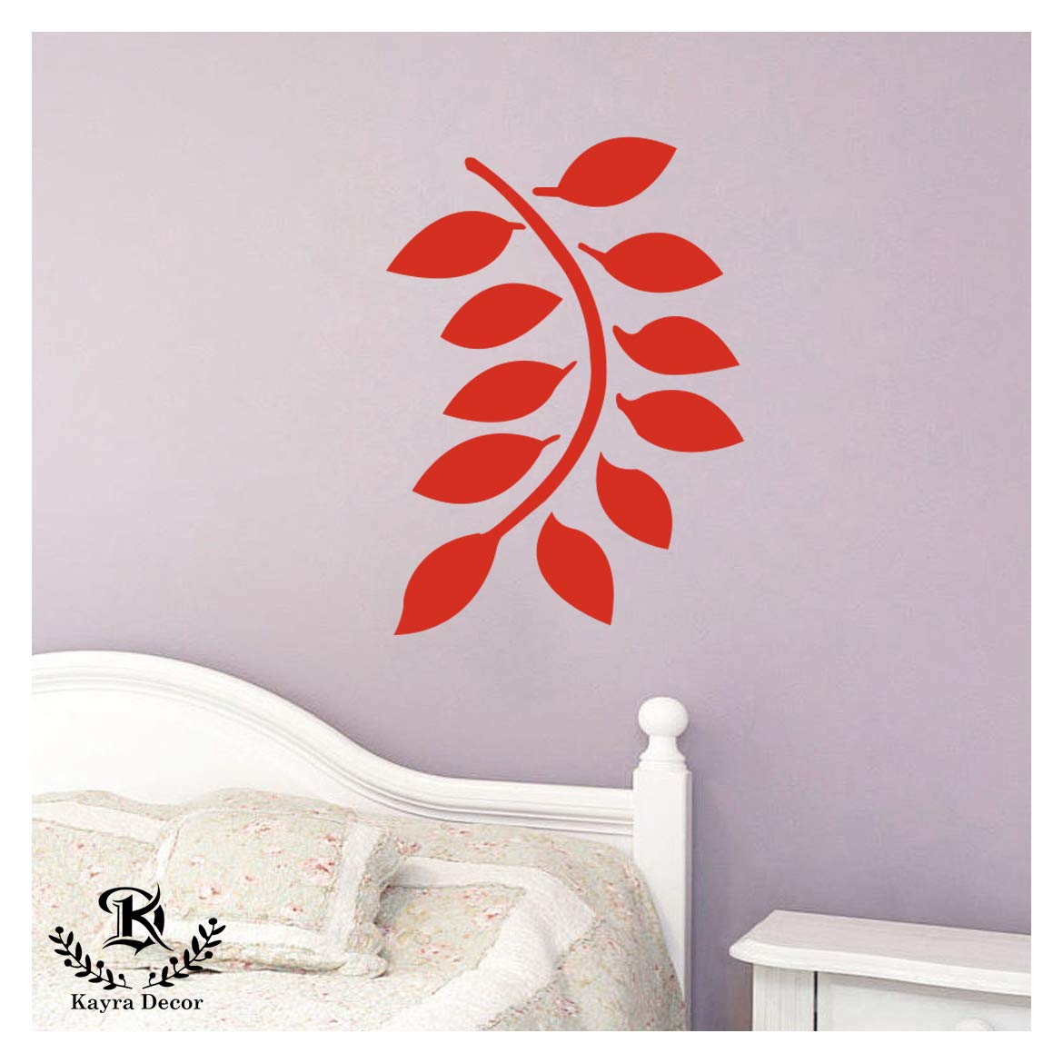 Kayra Decor Stencils for Wall Painting Leaf with Butterfly Design - Pack of 1, 16 inch x 24 inch (KHSNT040) (B073JDKWSR) Amazon Price History, Amazon Price Tracker