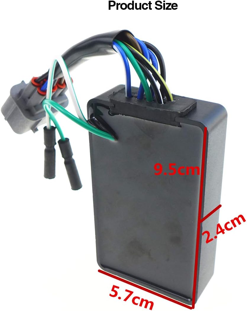 High Performance CDI Box Fit for Honda Rancher 350 TRX350 FE FM TE TM 2000-2005, 10 Pins DC Ignition CDI Box Replace 30410-HN5-671 30410-HN4-671 30400-HN5-305 30400-HN4-305 30410-HN4-670 30410-HN5-670