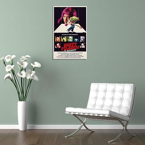 Miniatura 5 de Póster de película Scott Pilgrim Vs. The World, impresiones artísticas en lienzo para decoración de pared, decoración de habitación, decoración de