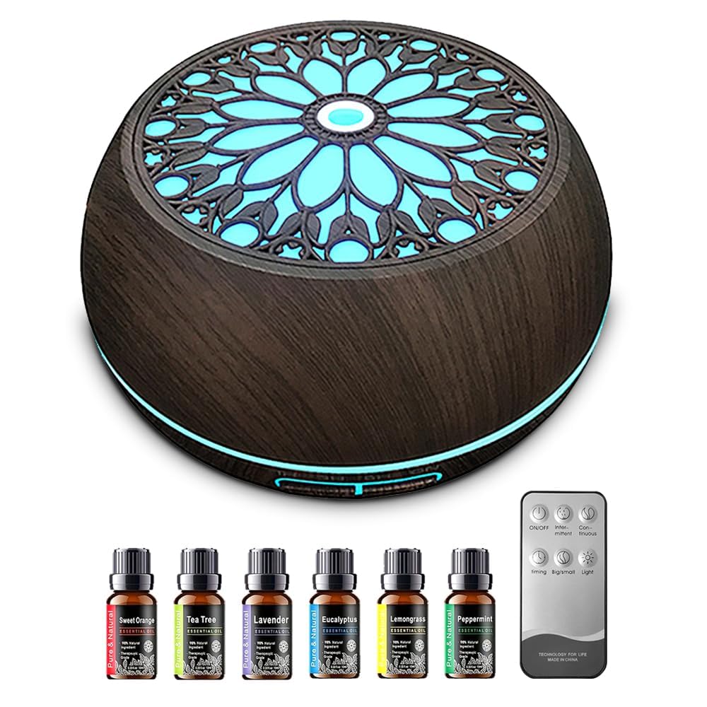 Generic 550ml Wood Grain Diffuser with Oils