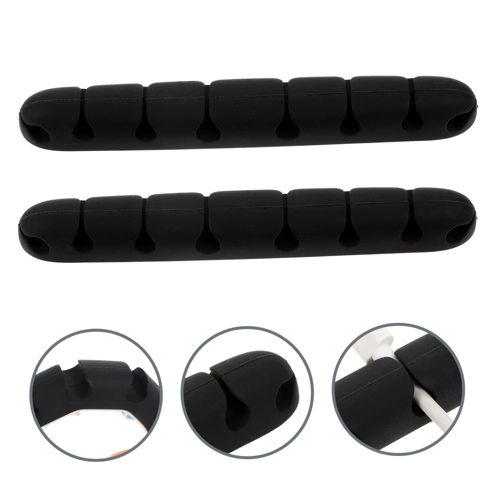 jojofuny 10stücke Selbstklebende Kabelorganizer Für Schreibtisch Schlitz Desktop Kabelclips Für Usb-kabelmanagement Für Büro Und Zuhause