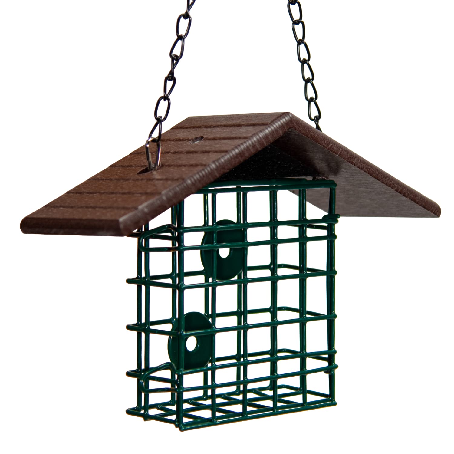 JCs Wildlife Single Suet Käfig Vogelfutterhaus mit Poly-Holzdach - hält Suet, - Bild 10 von 24