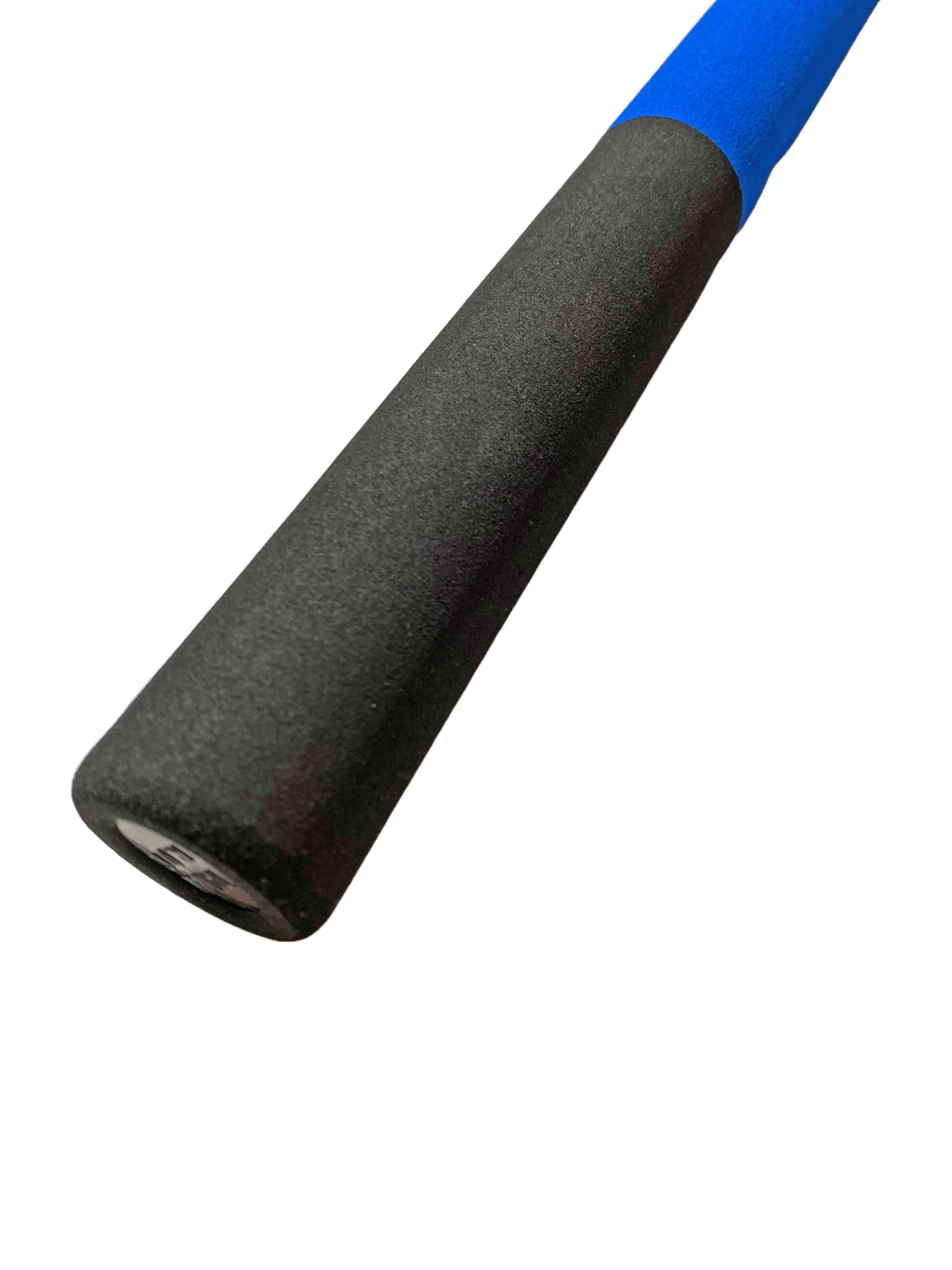 Escrima Safety Lot de 10 bâtons d'entraînement avec housse en mousse Bleu/noir 61 cm
