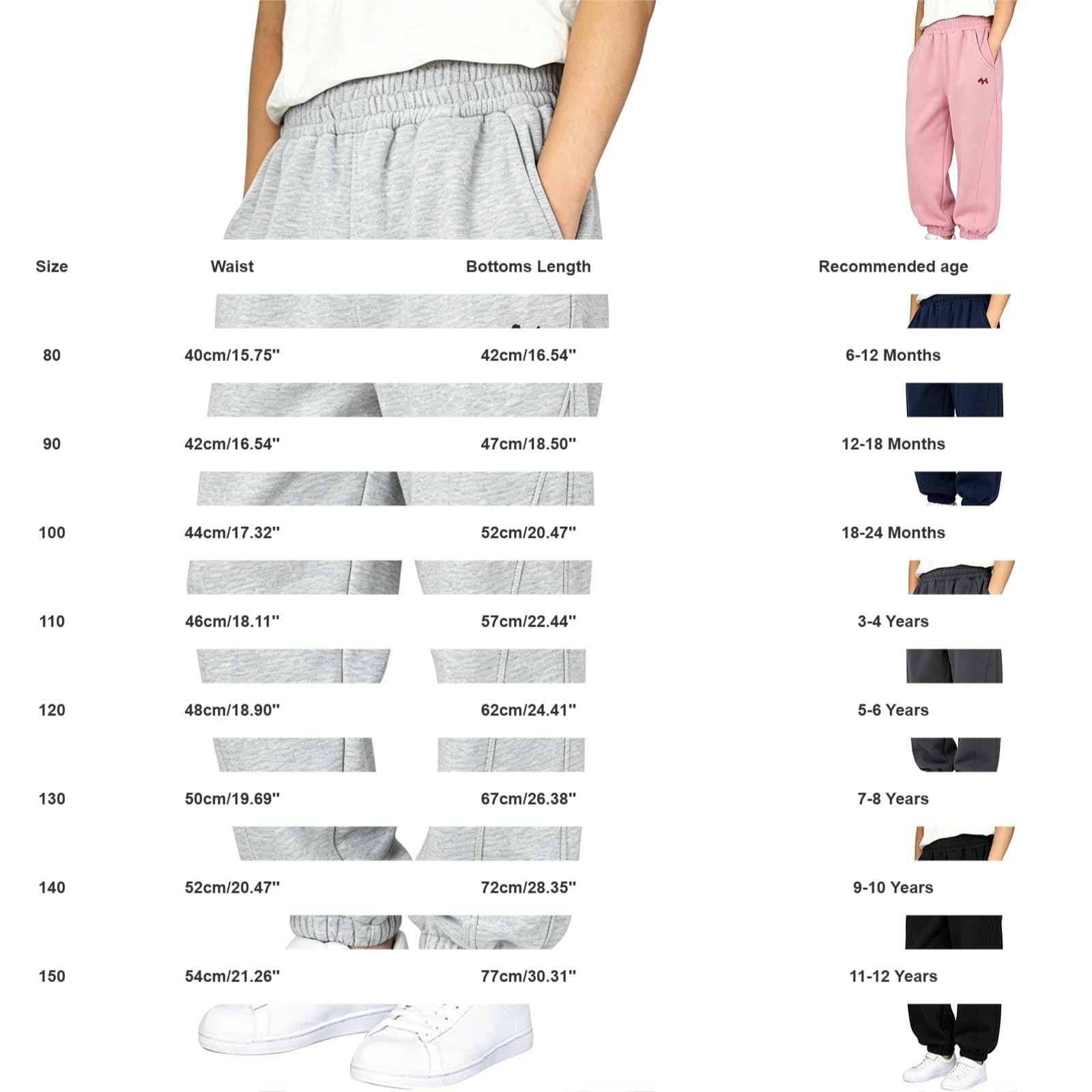 Lässige Kinder-Jogginghose für Mädchen, Schule, Sporthose
