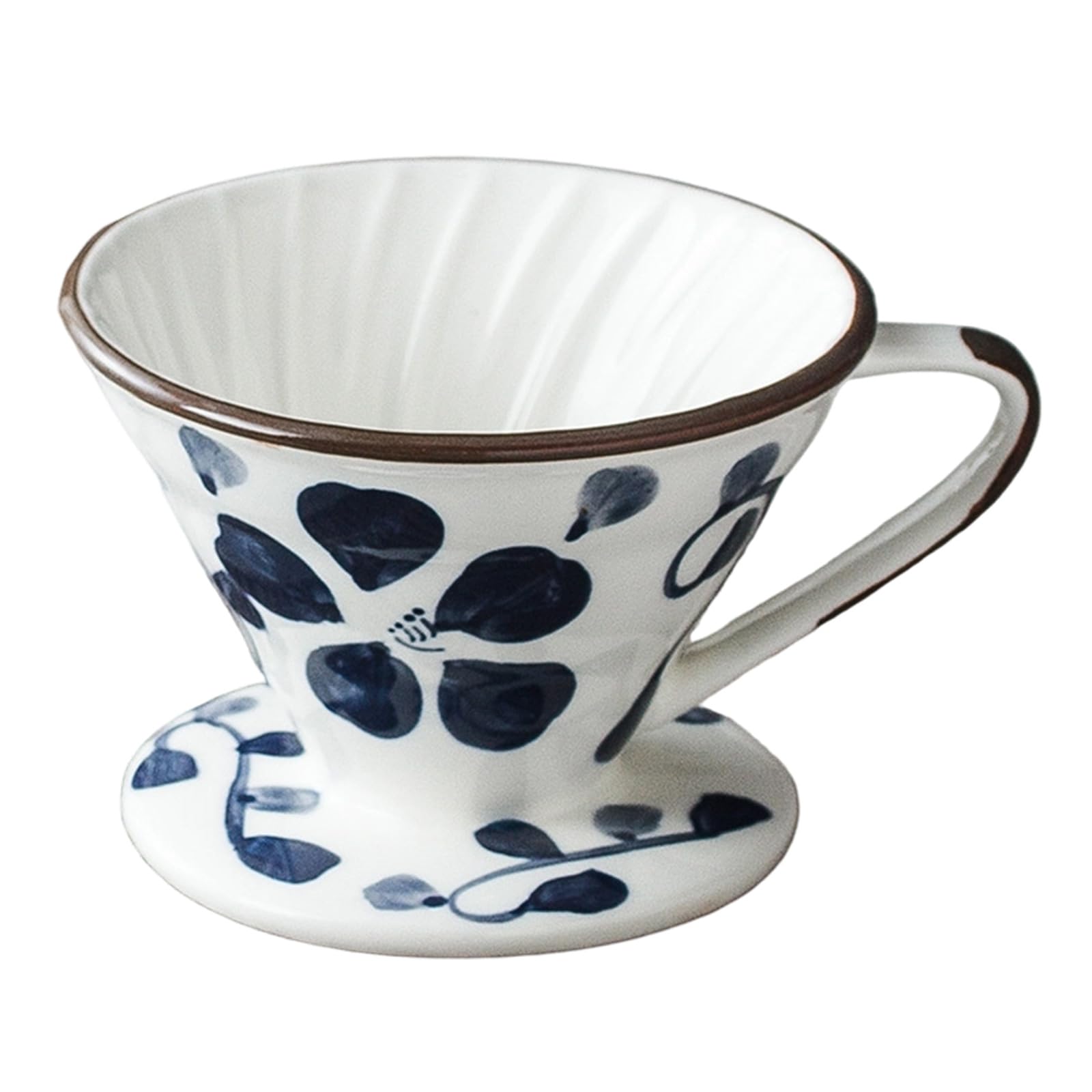 Buxuaaaa Ceramic Coffee Filter Design Consistent Water Flows Pouring Over Coffee Dripper Home Brewing Accessory Ceramic Pouring Over Filter Dripper