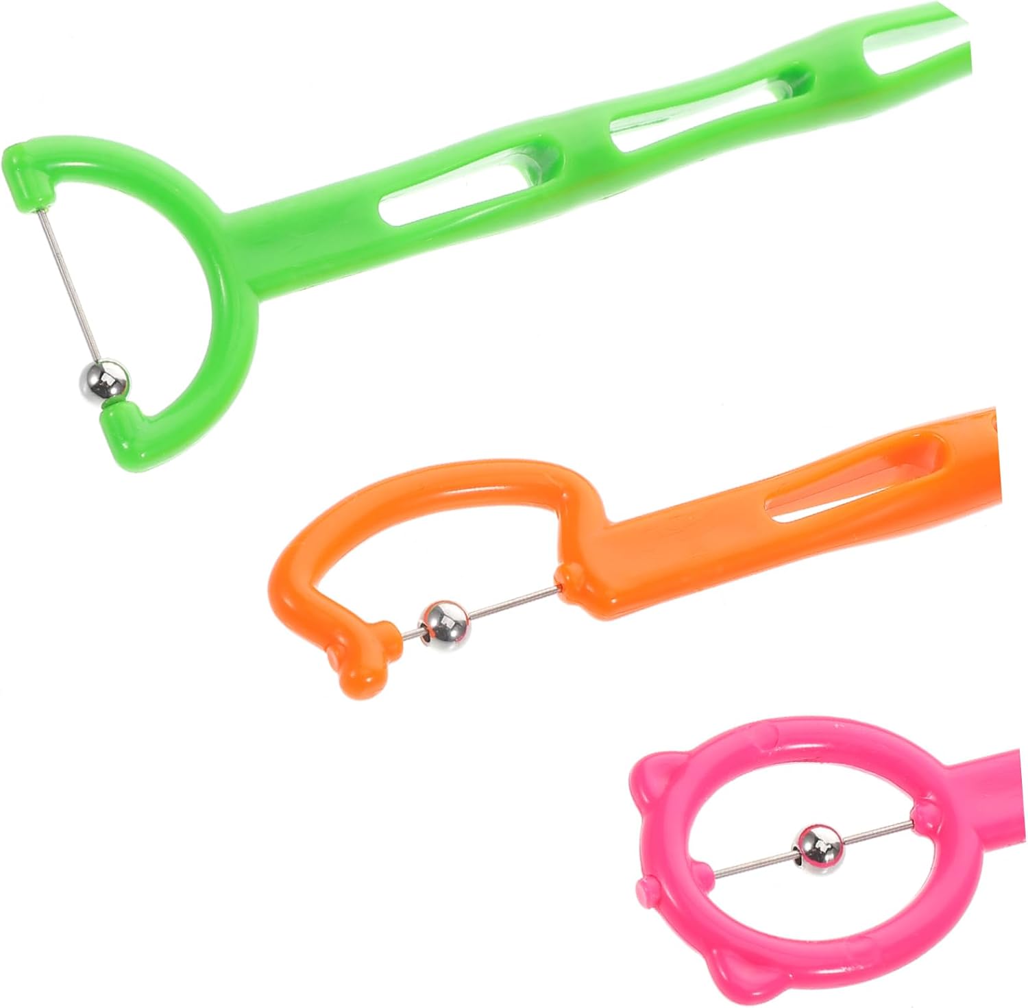 Ipetboom 3pcs Tongue Retainer Set for Kids Oral Muscle Strengthening Tongue Flexibility Trainer and Stability Exerciser for Speech Therapy and Communication Skills Development