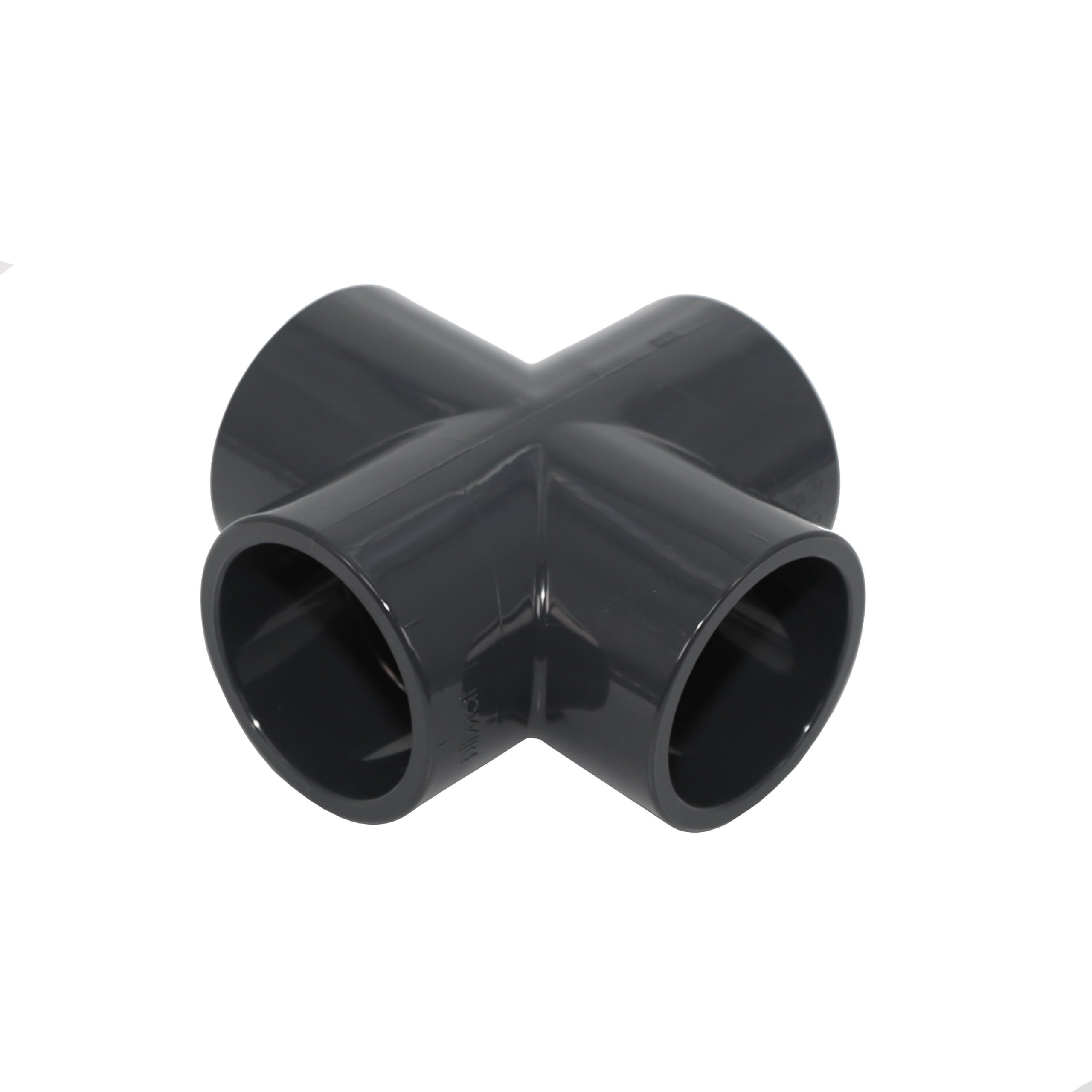 Produktbild von HAF® 4X PVC Fittings Übergangsnippel Mit 50/63mm X 2" Außengewinde | Übergangsmuffe Aus Grauem PVC-U Für Rohr, Rohrleitungen Oder Poolverrohrung | Qualität: Made In Europe - Menge: 4 Stück