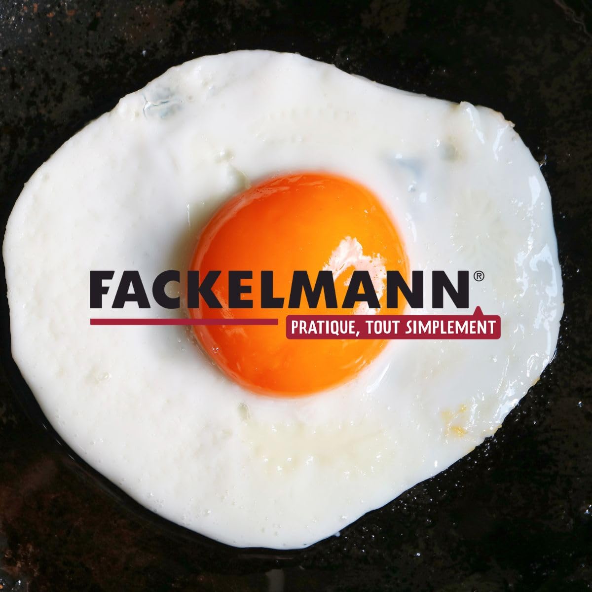 Fackelmann Poêle wok Crossroad Ø 28 cm – En aluminium forgé, revêtement céramique, sans PFAS – Résistant à la chaleur jusqu'à +200 °C – Pour tous types de plaques de cuisson