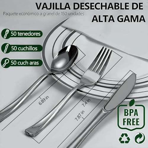 Lista de Cubiertos desechables elegantes para comprar hoy. 5 Imagen adicional