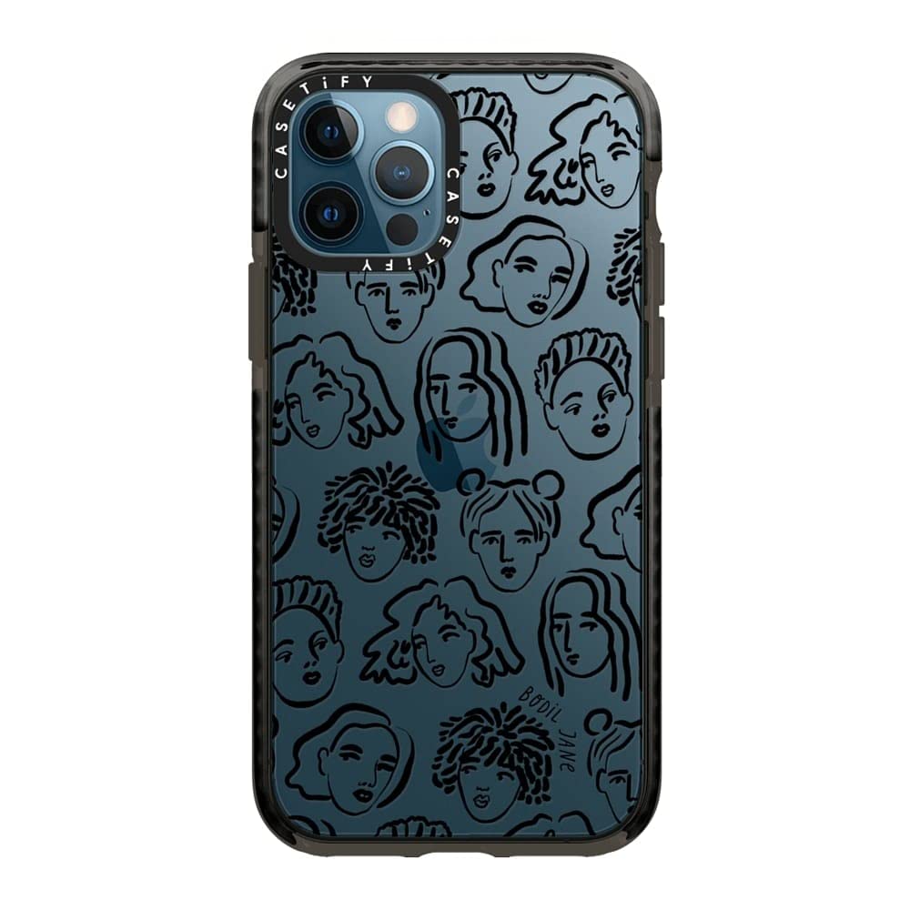 Amazon.co.jp: CASETiFY インパクトケース iPhone 12 Pro - Black