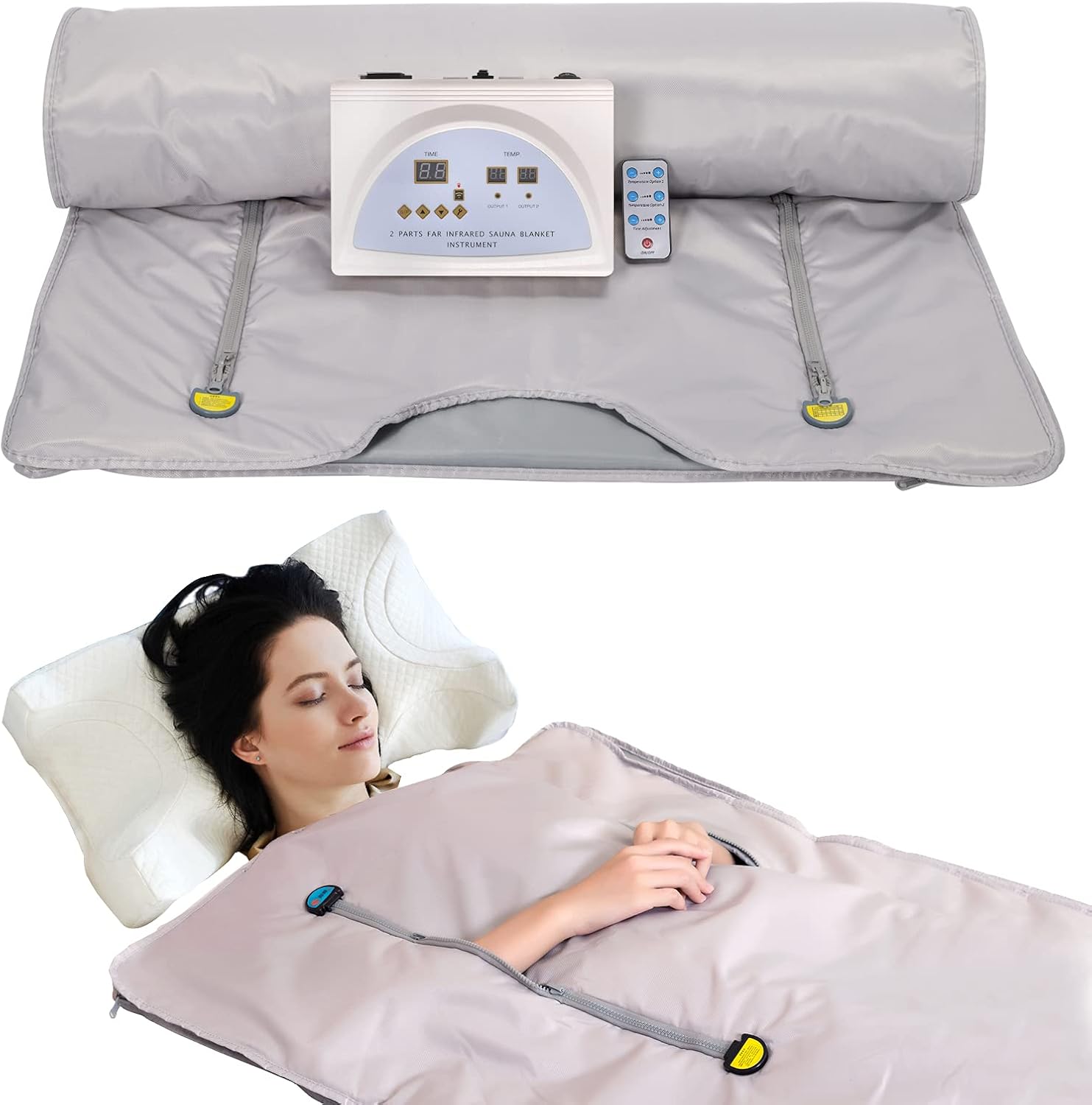 Saunas Far Infrared Sauna Blanket Kitchen & Bath Fixtures DIY & Tools