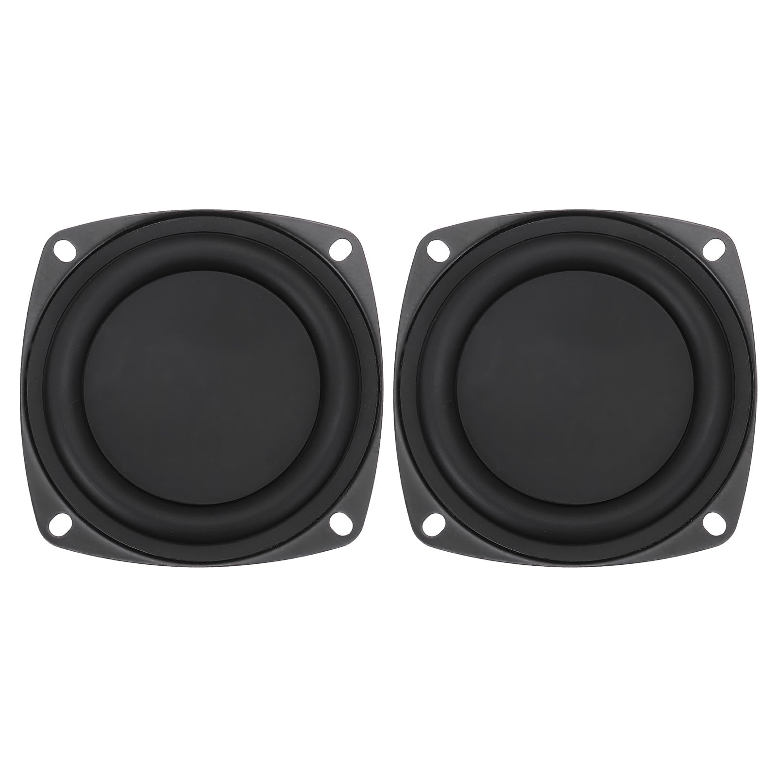 Sourcing Map – 2 Membrane Vibranti Passive Da 5cm Per Subwoofer: Radiatore In Gomma Per Bassi Profondi, Con Viti Incluse