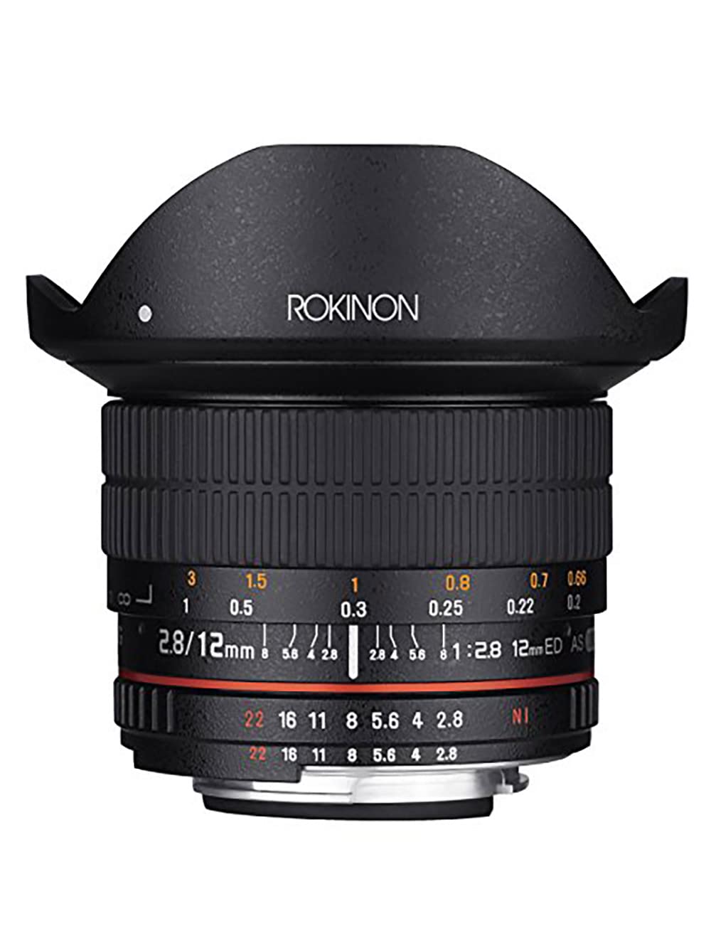 Rokinon 12Mm F2.8 Full Frame Fisheye Lens For Nikon Ae