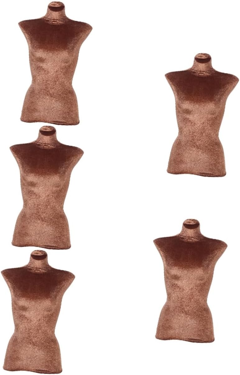 5pcs Mannequin Velour Cover for Female Upper Body Display Luxurious for Clothing Shop and Boutique Use Easy to Clean and Maintain Stylish Replacement Cover for Mannequin Props