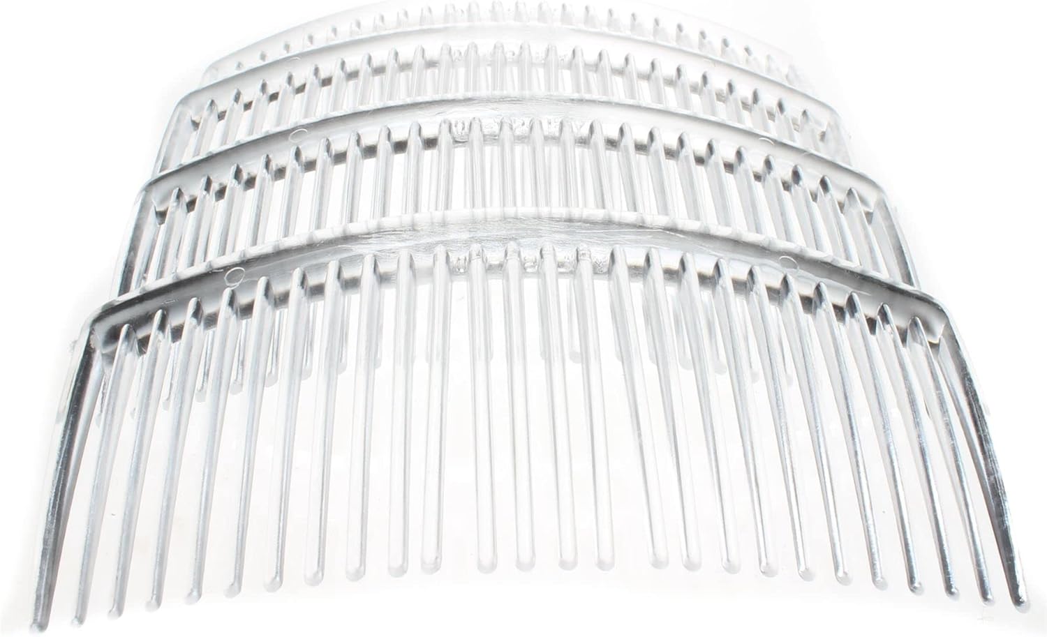 9cm Clear Hair Side Combs Slides Grips by Glitz4Girlz Amazon.fr