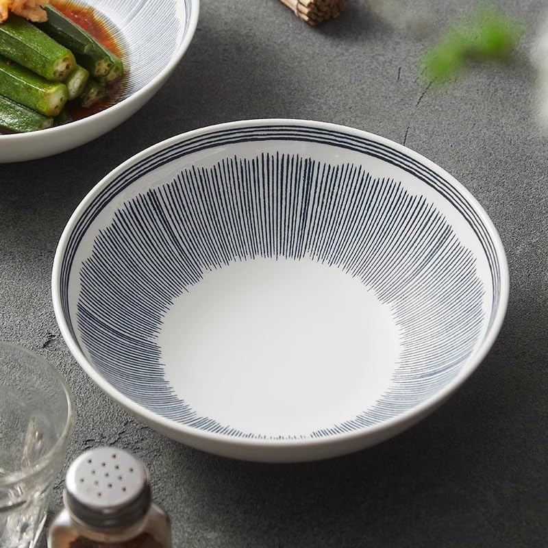 Saladier Bol à Salade Multifonctionnel, Bol à Fruits ménagers, Bol à Yaourt en céramique adapté à la Soupe, aux céréales et aux Flocons d'avoine Bol