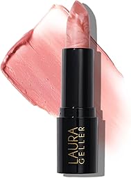 LAURA GELLER NEW YORK Italian Marble Sheer Lipstick - Berry Vanilla - Hydrating & Lightweight - Vitamin E & Caster Seed Oil - Cream Finish