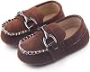 Infant Boys and Girls Oxford Shoes PU Leather Loafers Dress Shoes are Suitable for Crawling, Wedding Dress, Birthday Parties and Any Occasion