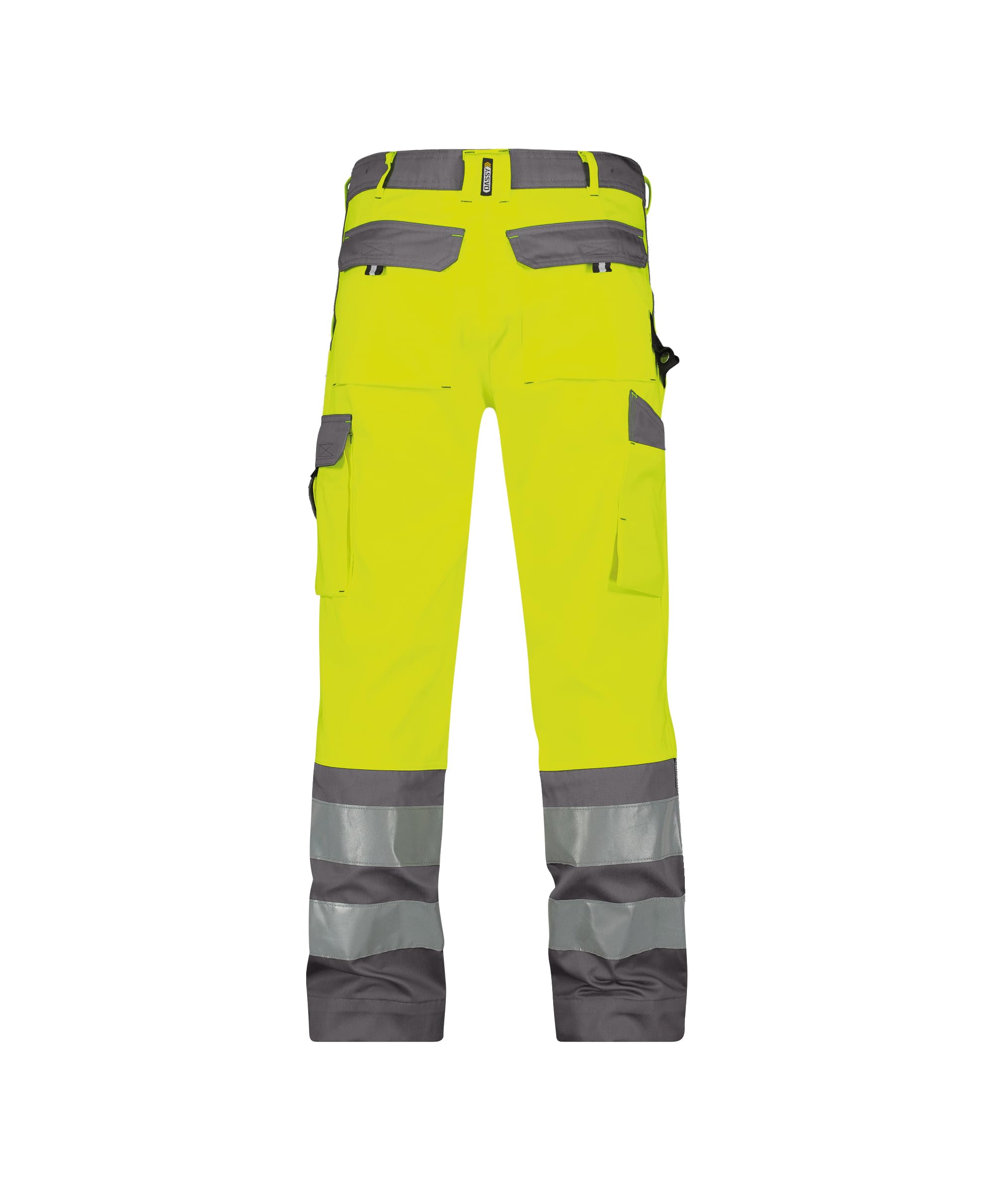 DASSY® Lancaster Warnschutzhose - Größe 66 - NEONGELB/ZEMENTGRAU
