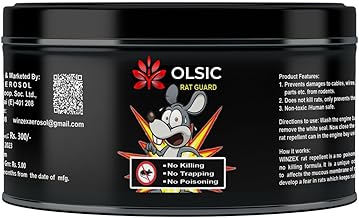 Rat Repellent Gel for Car - 50g | Non Toxic Formula To Keep Your Cars Safe | Longlasting Effect With Special Formulation