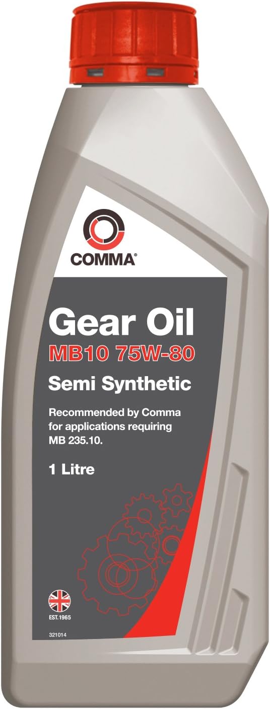 COMMA GMB101L Mb10 75W80 1L SemiSynthetic Gear Oil Automotive