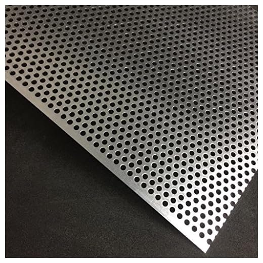 Perforerad aluminiumplåt, RV5-8 aluminium, 2 mm, prisvärd, anpassbar