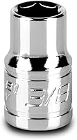 Vista 15 de Capri Tools Enchufe poco profundo de 1 pulgada, accionamiento de 3/8 pulgadas, 6 puntos, SAE