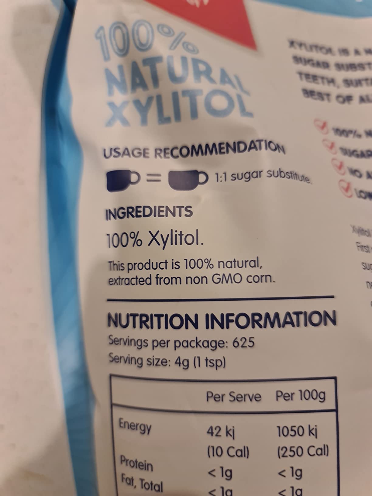 Naturally Sweet Xylitol 2.5 kg Health, Household