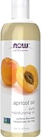 NOW Foods Apricot Kernel Oil 16oz - Pure Rejuvenating Skin & Hair Oil, Softens Fine Lines, Moisturizes Dry Brittle Hair